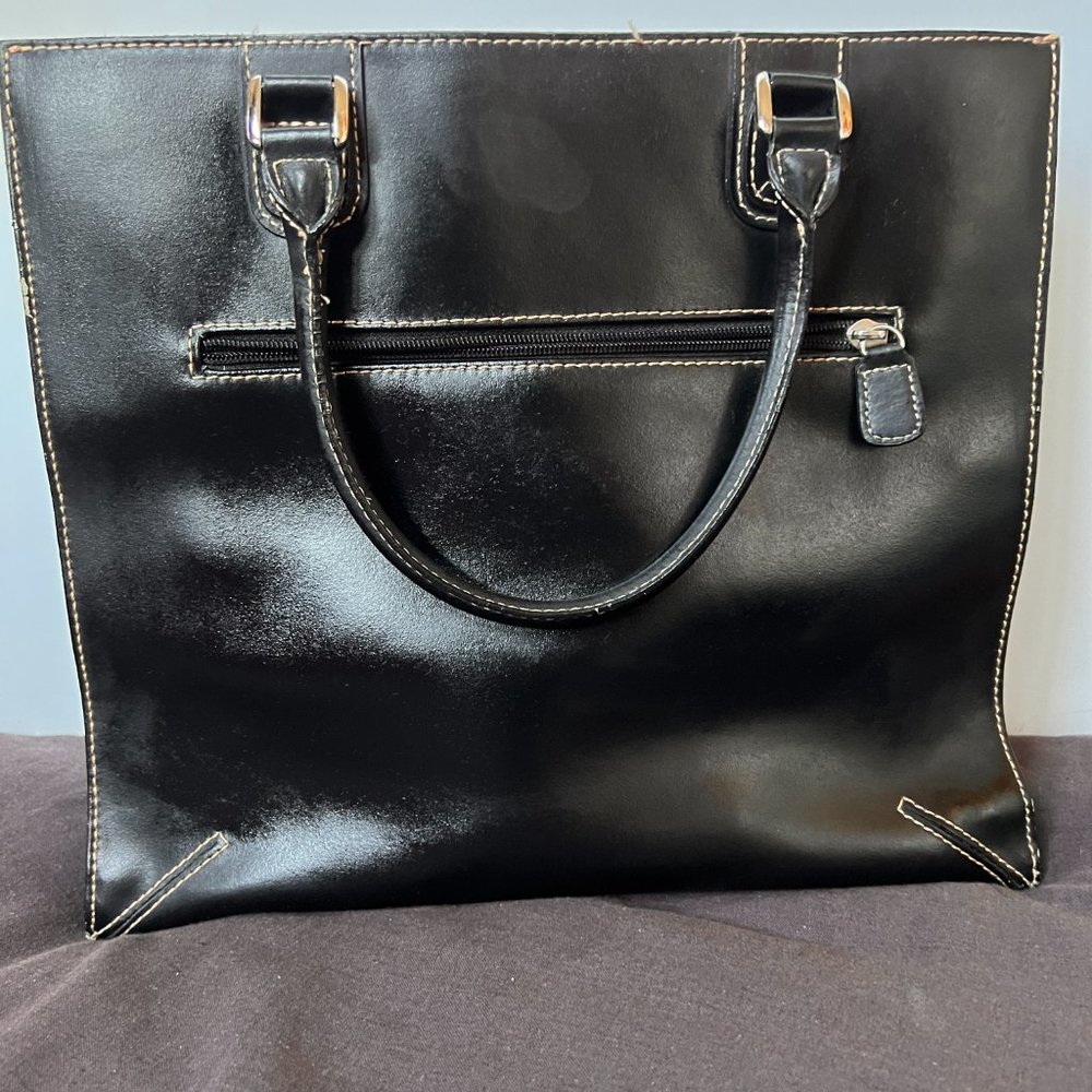 Wilson Leather Biz Travel Handbag - Small Laptop Bag - Picture 9 of 9